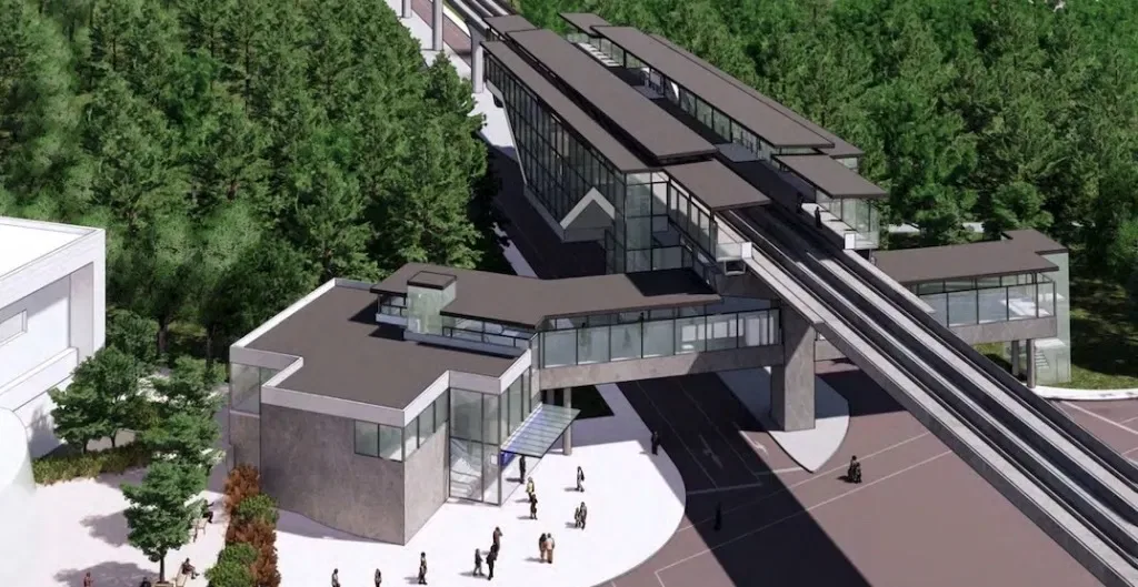 Surrey-Langley SkyTrain Extension-artistic-rendering