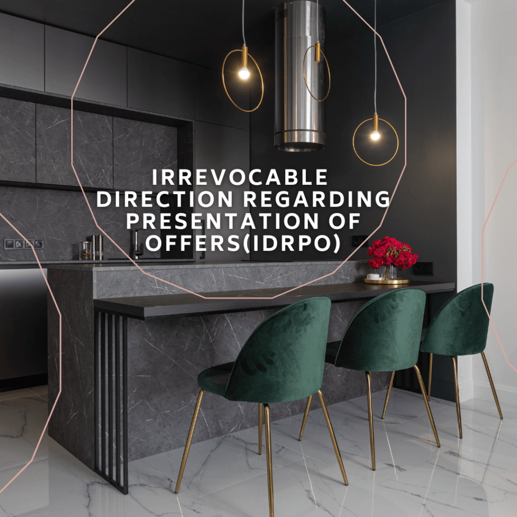 Irrevocable Direction Regarding Presentation of Offers