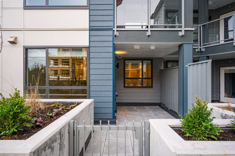 Oversized patio and 2 parking stalls